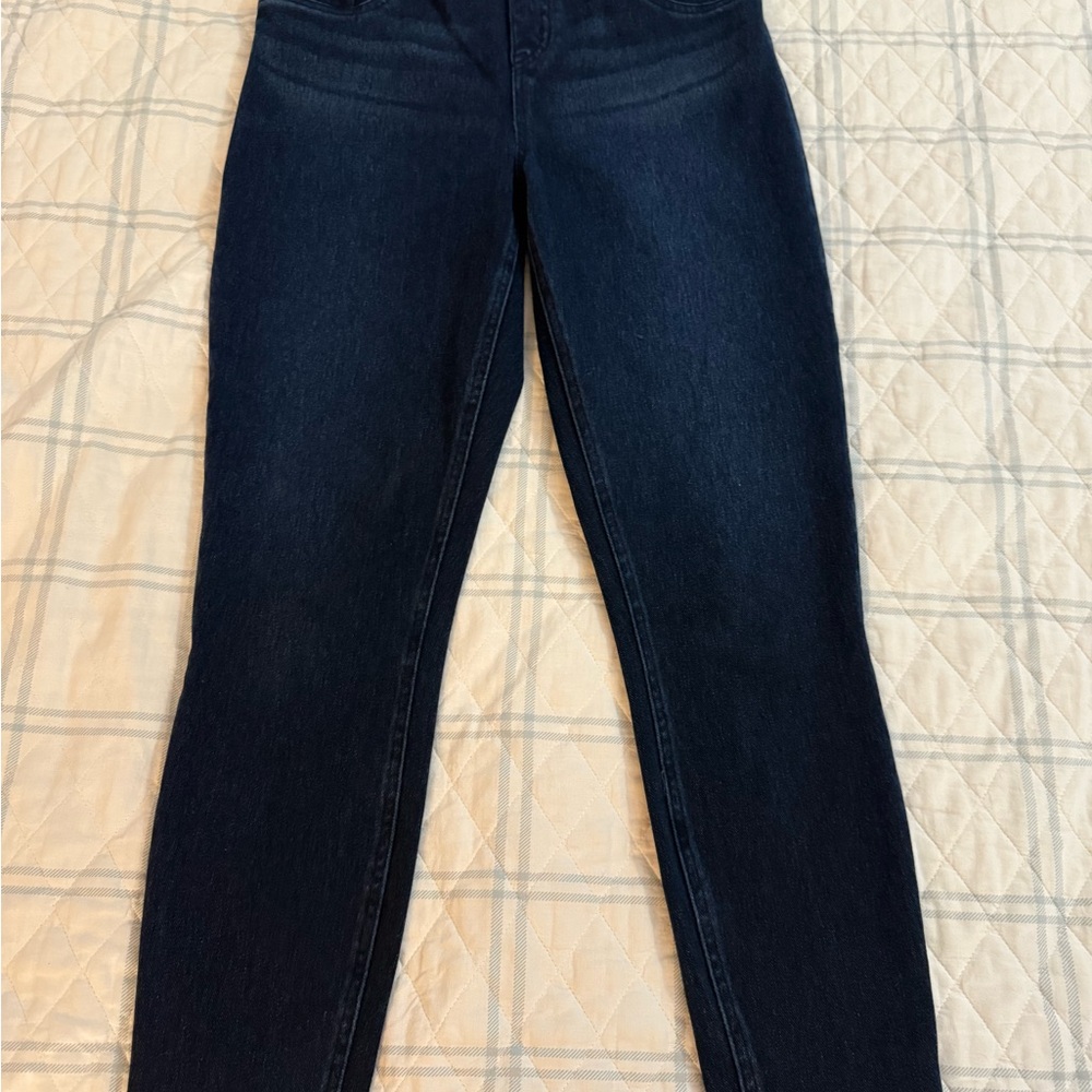 SPANX Women's High Rise Dark Blue Jeans